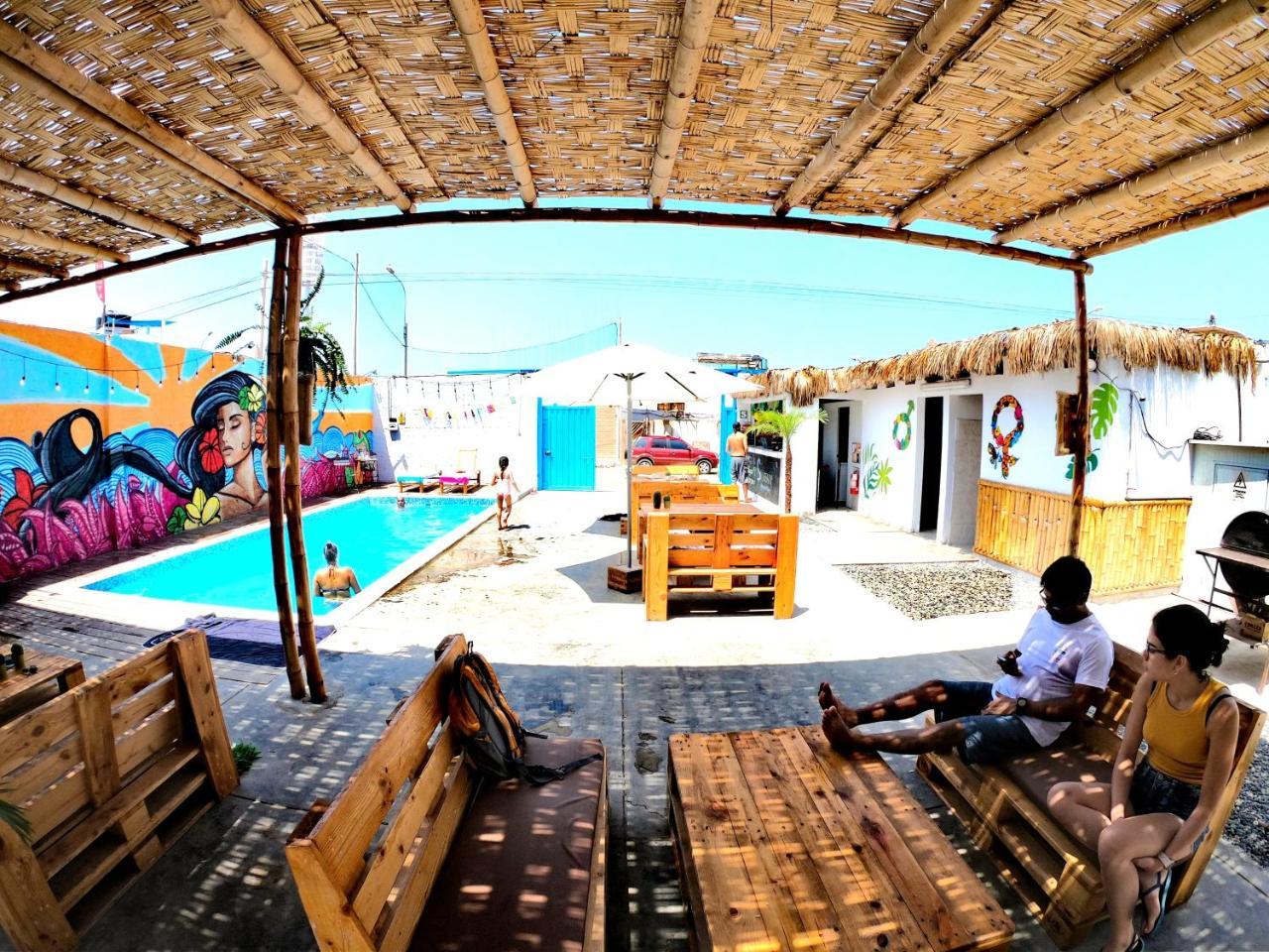 Surfari Punta Rocas Hostel ปุนตาเนกรา ภายนอก รูปภาพ